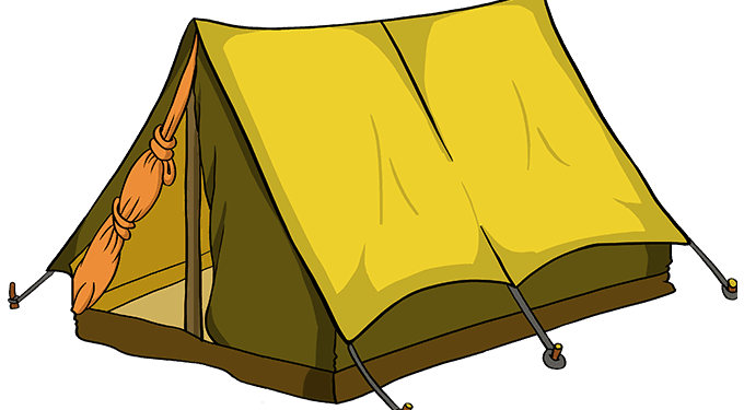 How to Draw a Tent